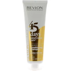 2 en 1 Shampooing et soin cheveux colorés 45 Days doré golden blondes