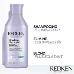 Après-shampooing illuminant pour cheveux blonds Blondage High Bright