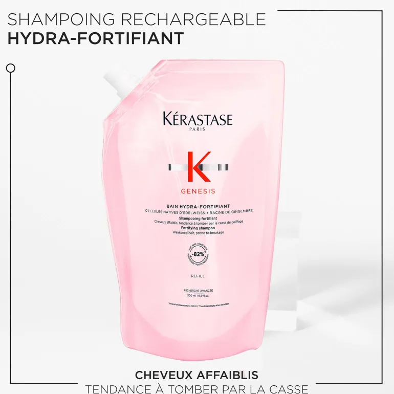 Bain hydra-fortifiant Genesis recharge 500 ml