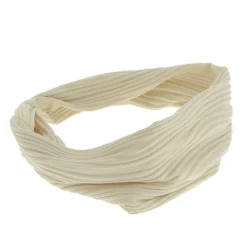 Bandeau plissé en tissus