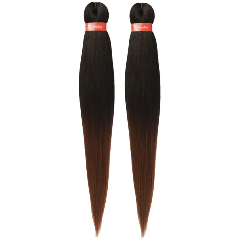 Cheveux à tresser pré-etirés 2 x 46" T1B / 30