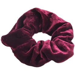 Chouchou velours bordeaux
