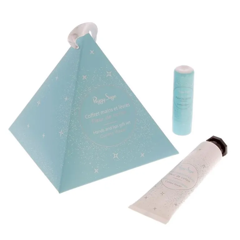 Coffret de Noel Mains et Levres fleur de coton