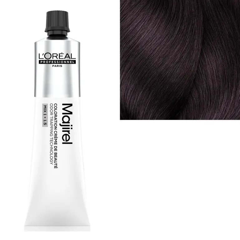 Coloration crème de beauté Majirel 4.20 châtain violine intense
