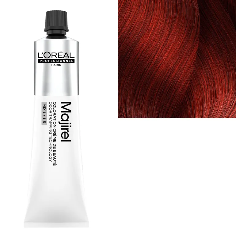 Coloration crème de beauté Majirel Majrouge 6.64 blond foncé rouge cuivré