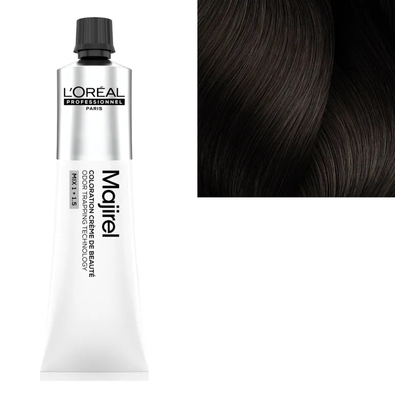 Coloration crème de beauté Majirel 5.12 châtain clair cendré irisé