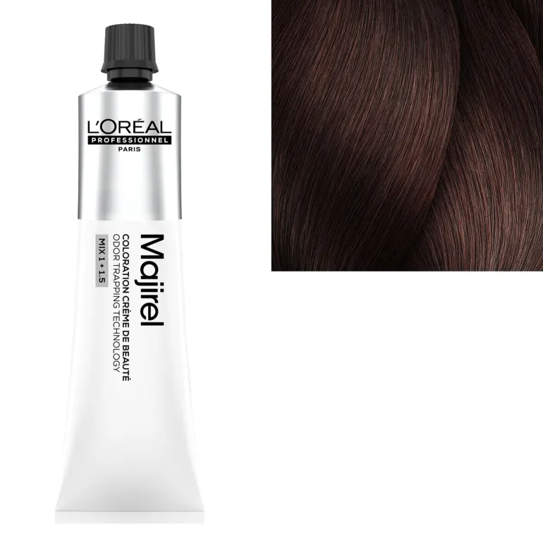 Coloration crème de beauté Majirel 5.52 châtain clair acajou irisé