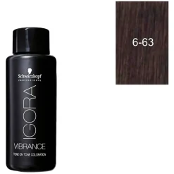 Coloration demi-permanente Igora Vibrance 6-63