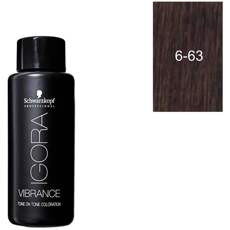 Coloration demi-permanente Igora Vibrance 6-63