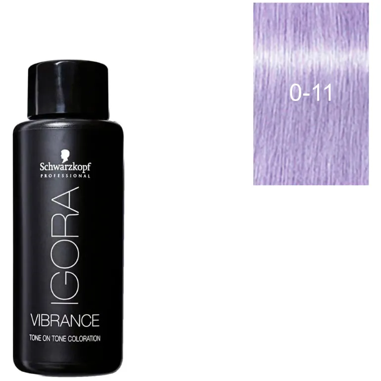 Coloration demi-permanente Igora Vibrance 0-11 booster cendré