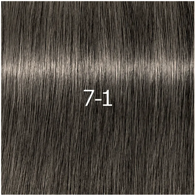 Coloration Igora Zero Amm 7-1 blond cendré