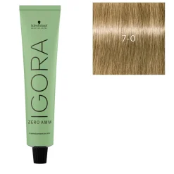 Coloration Igora Zero Amm 7-0 blond naturel