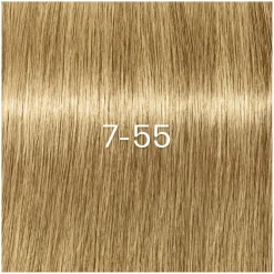 Coloration Igora Zero Amm 7-55 blond doré extra