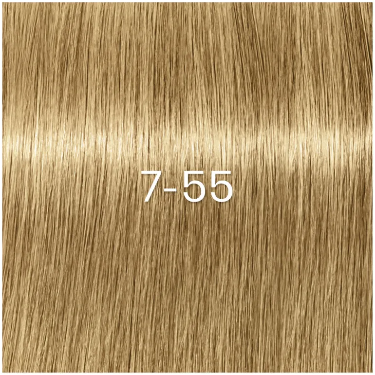 Coloration Igora Zero Amm 7-55 blond doré extra
