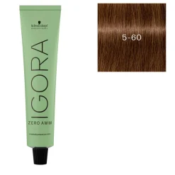 Coloration Igora Zero Amm 5-60 châtain clair cover chocolat