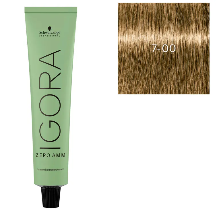 Coloration Igora Zero Amm 7-00 blond naturel extra