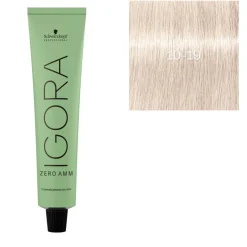 Coloration Igora Zero Amm 10-19 blond très très clair cendré violet