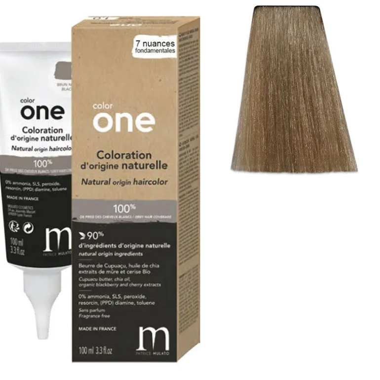 Coloration naturelle Color One Fondamentale 7.0 blond