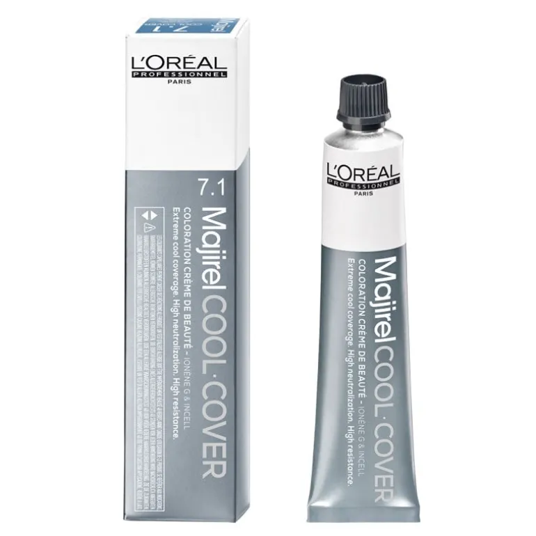 Coloration neutralisante Majirel Cool Cover 6.1 blond foncé cendré