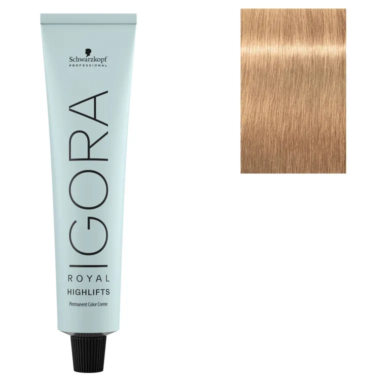 Coloration permanente Igora Royal 10-46 blond très très clair beige chocolat