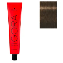 Coloration permanente Igora Royal 5-4 châtain clair beige