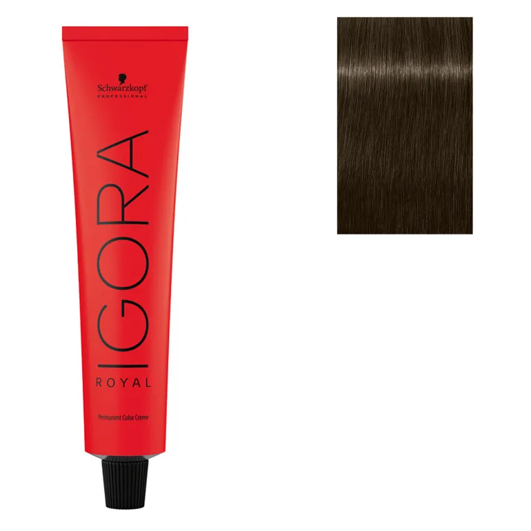 Coloration permanente Igora Royal 6-16 blond foncé cendré chocolat