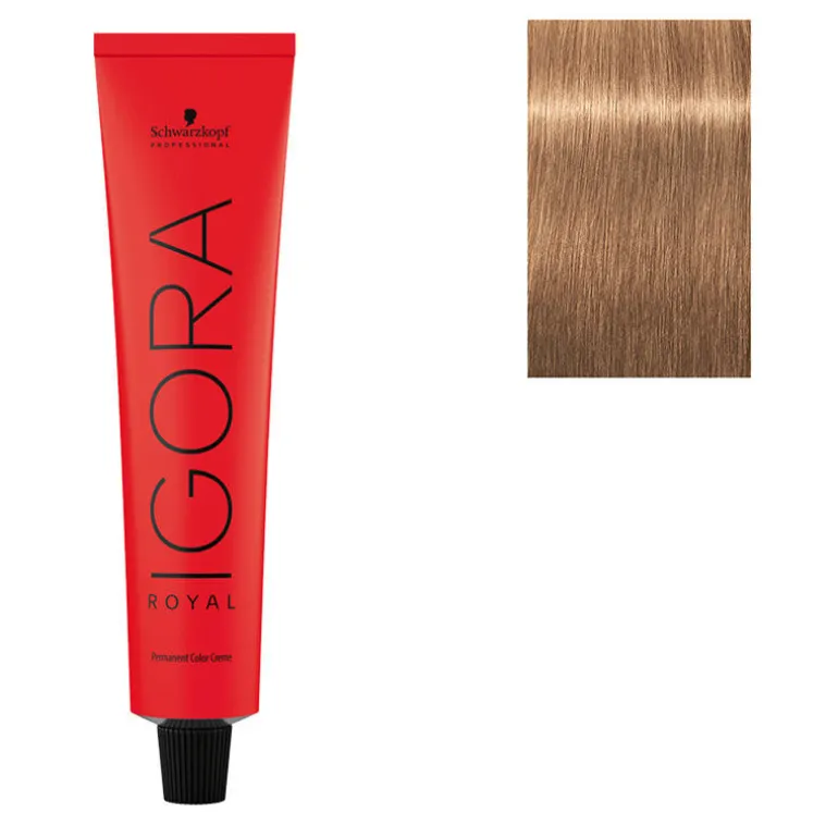 Coloration permanente Igora Royal 8-65 blond clair chocolat doré