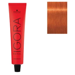 Coloration permanente Igora Royal 8-77 blond clair cuivré extra