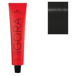 Coloration permanente Igora Royal 1-0 noir naturel