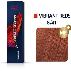 Coloration permanente Koleston Perfect Me+ 8/41 blond clair cuivré cendré
