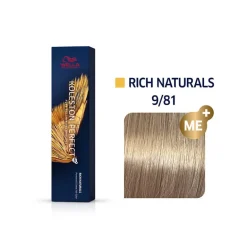 Coloration permanente Koleston Perfect Me+ 9/81 blond très clair perlé cendré