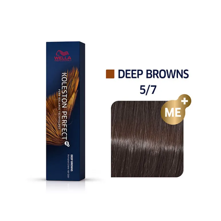 Coloration permanente Koleston Perfect Me+ 5/7 châtain clair marron