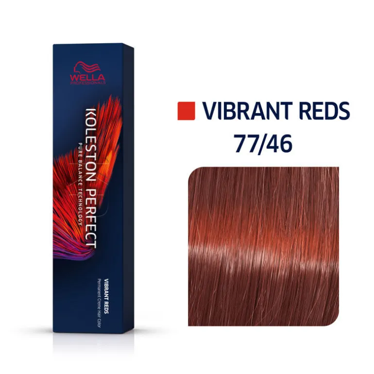 Coloration permanente Koleston Perfect Me+ 77/46 blond cuivré violet intense