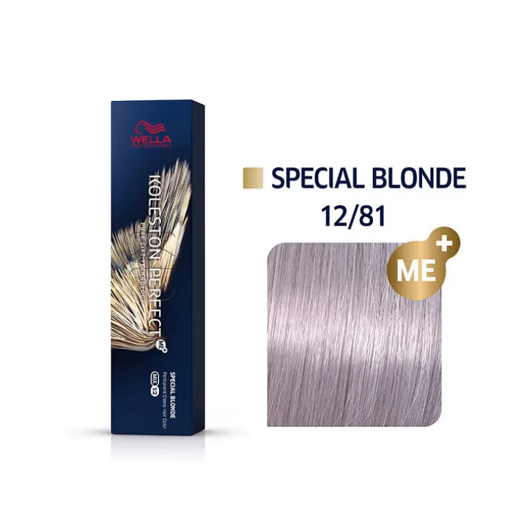 Coloration permanente Koleston Perfect Me+ 12/81 spécial blond perlé cendré