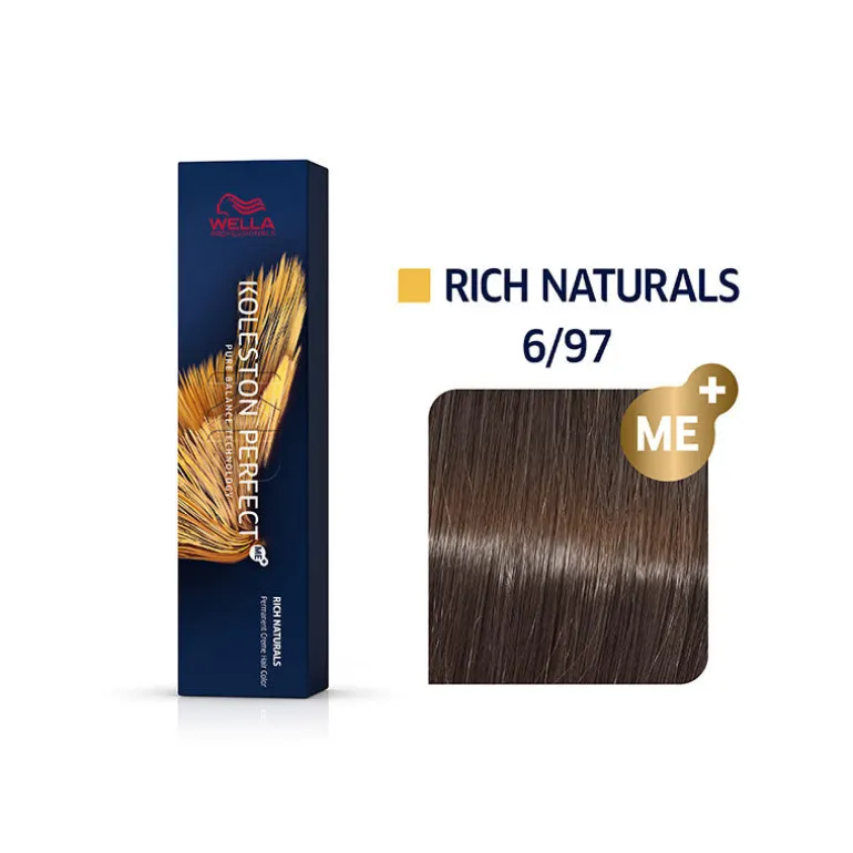 Coloration permanente Koleston Perfect Me+ 6/97 blond foncé fumé marron