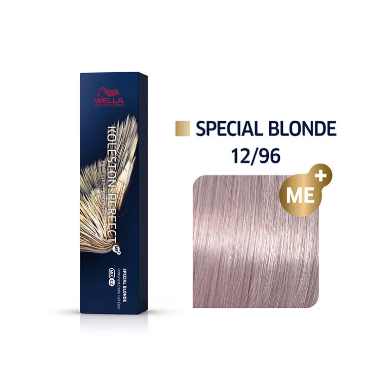 Coloration permanente Koleston Perfect Me+ 12/96 spécial blond fumé violine