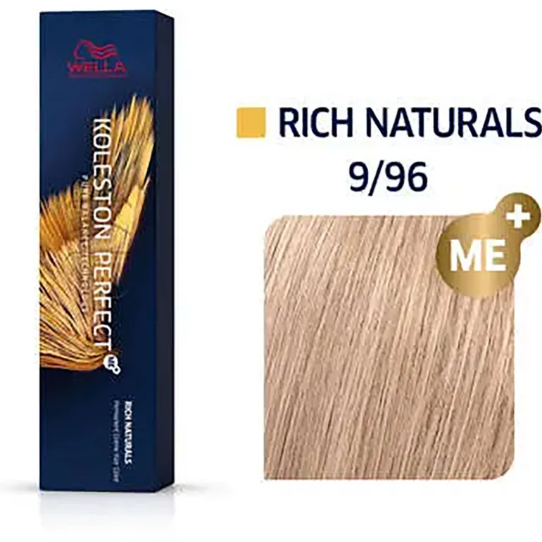 Coloration permanente Koleston Perfect Me+ 9/96 blond très clair fumé irisé