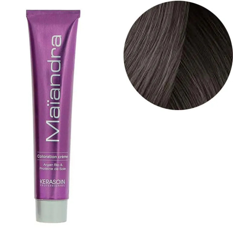 Coloration permanente Maïandra 7.12 blond cendré irisé