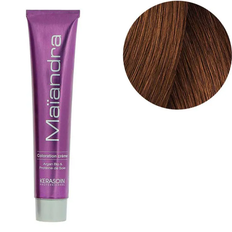 Coloration permanente Maïandra 6.34 blond foncé doré cuivré