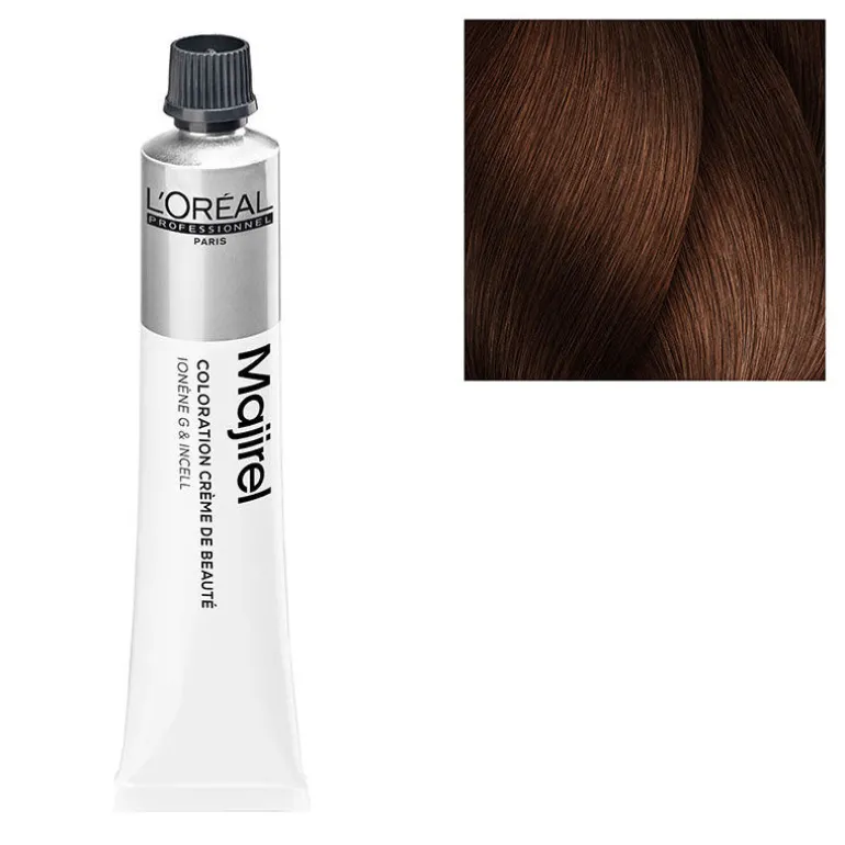 Coloration permanente Majirel 6.35 blond foncé doré acajou