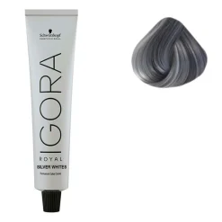 Coloration pour cheveux blancs et gris Igora Royal Silver White gris anthracite