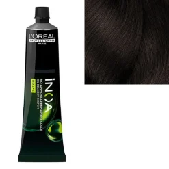 Coloration sans ammoniaque Inoa 4.15 châtain cendré acajou