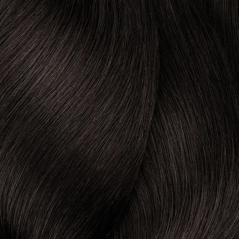 Coloration sans ammoniaque Inoa 4.15 châtain cendré acajou