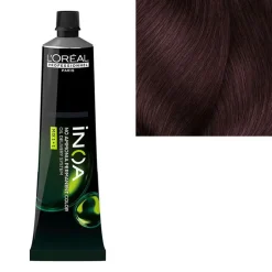 Coloration sans ammoniaque Inoa 4.26 châtain irisé rouge