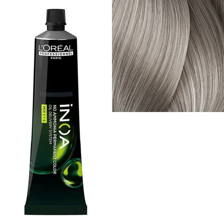 Coloration sans ammoniaque Inoa 9.1 blond très clair cendré