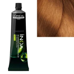 Coloration sans ammoniaque Inoa 8.34 blond clair doré cuivré