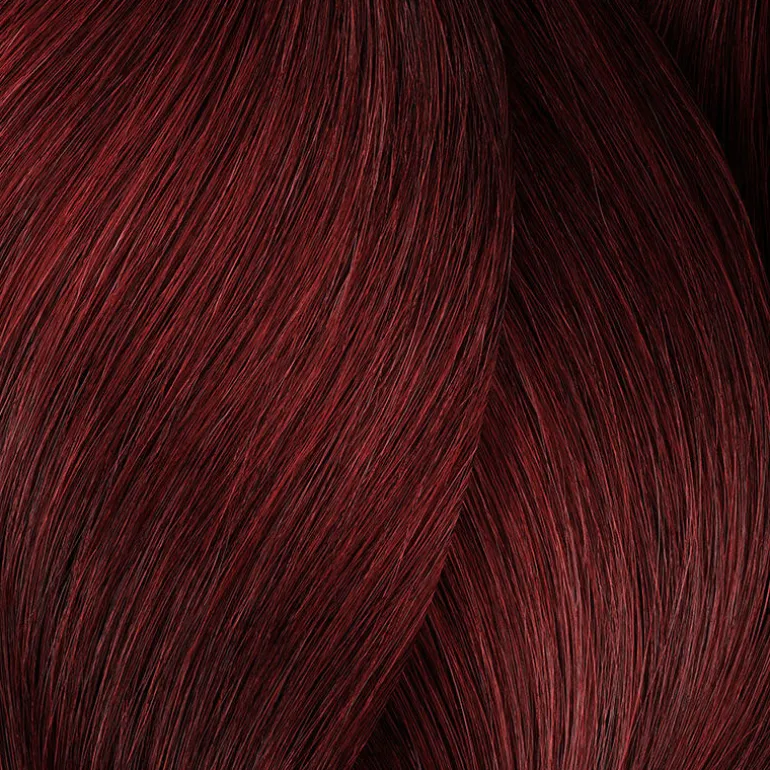 Coloration sans ammoniaque Inoa 5.60 châtain clair rouge intense