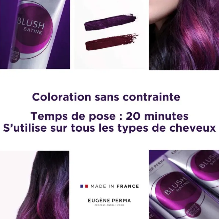 Coloration temporaire Blush Satine Gris Acier Moyen