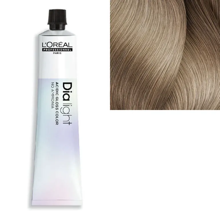 Coloration ton sur ton Dialight Acidic Gloss Color 10.12 milkshake glacé nacré