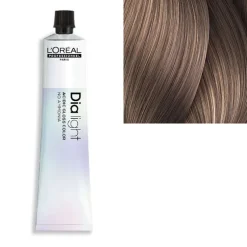 Coloration ton sur ton Dialight Acidic Gloss Color 8.21 blond clair irisé cendré